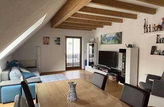 Wohnung mieten in 71686 Remseck, Helle (teilmöblierte) 3,5-Zimmern-Maisonette mit Balkon und Einbauküche in Remseck