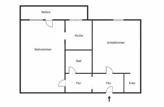 Wohnung mieten in Rote Kapelle, 15230 Frankfurt, Wohnung in Frankfurt (Oder)