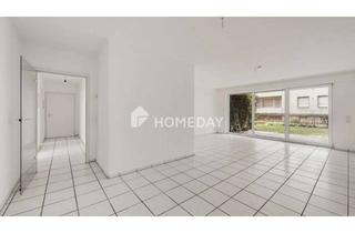 Anlageobjekt in 50735 Riehl, Terrassentür auf, Alltag aus: 2 Zimmer, 69qm, Fußbodenheizung & Tiefgaragenstellplatz - bezugsfrei