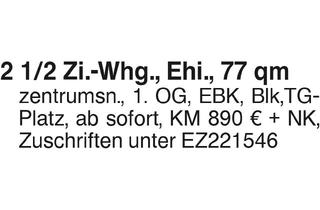 Wohnung mieten in 89584 Ehingen, 2 1/2 Zi.-Whg, Ehingen