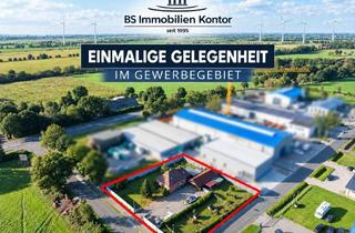 Gewerbeimmobilie kaufen in 26810 Westoverledingen, Vielseitig verwendbares EFH/Grundstück im Gewerbegebiet auf 1.606qm