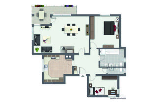 Wohnung kaufen in 96050 Bamberg, Wer hat schon 41 m² Wohnzimmer? - 3-Zimmer-Whg. im 1. OG mit Balkon in Bamberg