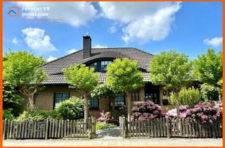 Haus kaufen in 26789 Leer, Ein Ort zum Aufblühen: Stilvoller Bungalow mit flexiblem Raumkonzept und grünem Gartenidyll in Leer!