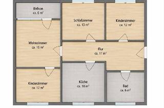 Wohnung kaufen in 84478 Waldkraiburg, Waldkraiburg - 249000? | ca 80m2 | 4 Zimmer | Südbalkon | Küche | Garage