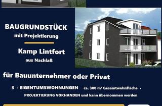 Grundstück zu kaufen in 47475 Kamp-Lintfort, Kamp-Lintfort - Baugrund aus Nachlaß in 47475 für 3 ETW´s für Profiteure, Bauunternehmer oder Privat anleger