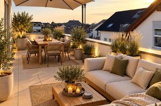Wohnung kaufen in 64589 Stockstadt, Traumhafte 5-Zimmer Maisonette-Wohnung mit Balkon, grosser Dachterrasse und Hobbyraum