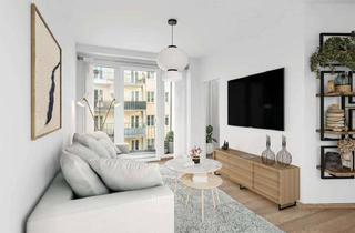 Wohnung kaufen in Sonntagstraße 23, 10245 Friedrichshain, Elegante Neubau-Wohnung mit 2 Zimmern und Loggia in Friedrichshain