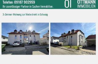 Wohnung mieten in 90571 Schwaig, Top gepflegte 3-Zimmer-Wohnung mit TG Stellplatz, Balkon und Einbauküche