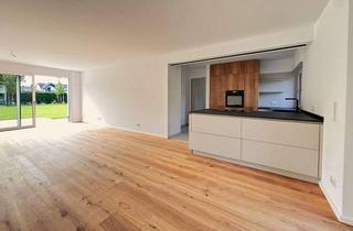 Wohnung mieten in 40668 Meerbusch, Erstbezug nach Neubau: Moderne 4-Zimmer-Wohnung mit Einbauküche, Garten, Garage & Erdwärmepumpe