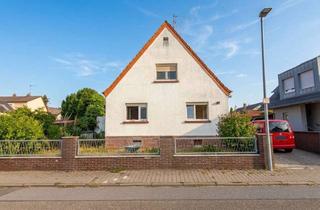 Einfamilienhaus kaufen in 68647 Biblis, Einfamilienhaus mit großem Garten, Garage und vielseitigem Nebengebäude in Biblis-Nordheim
