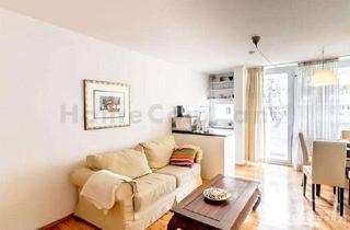 Immobilie mieten in Rotkreuzplatz, 80634 Neuhausen-Nymphenburg, Möbliertes 1-Zimmer-Appartment mit Balkon Nähe Rotkreuzplatz