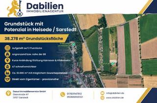Gewerbeimmobilie kaufen in 31157 Sarstedt, 38.278 m² Grundstück nahe B6 & A7 in Heisede / Sarstedt – provisionsfrei vom Eigentümer