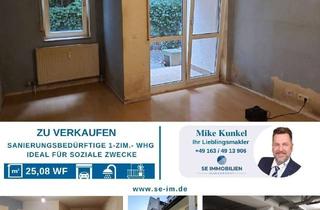 Wohnung kaufen in 75181 Eutingen, Sanierungsbedürftiges 1 Zimmer Appartement