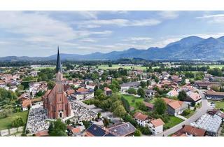 Wohnung kaufen in 83236 Übersee, Großzügige 4-Zimmer-Wohnung mit mit Bergblick, Kamin und eigenem Garten