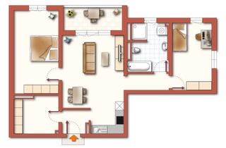 Wohnung mieten in Am Kindergarten, 94436 Simbach, Moderne 3-Zimmer-Wohnung zur Miete - Neubau
