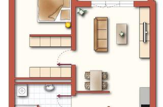 Wohnung mieten in Am Kindergarten, 94436 Simbach, Moderne 2-Zimmer-Wohnung zur Miete - Neubau