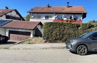 Doppelhaushälfte kaufen in 87490 Haldenwang, Vermietete Doppelhaushälfte mit zwei Wohnungen, Doppelgarage und 600 m² Grundstück in Haldenwang