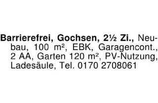 Wohnung mieten in 74196 Neuenstadt, Barrierefrei, Gochsen, 2 1/2 Zi., Neubau, 100 m², EBK, Garagenco