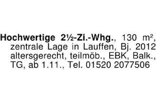 Wohnung mieten in 74348 Lauffen, Hochwertige 2 1/2-Zi.-Whg., 130 m², zentrale Lage in Lauffen, Bj