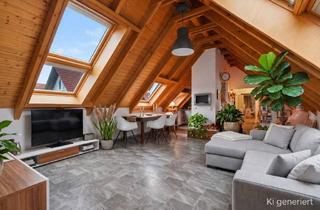 Wohnung kaufen in 76337 Waldbronn, Dachgeschoss mit Charakter – 2-Zimmer-Kapitalanlage mit drei Balkonen & TG-Stellplatz in Waldbronn