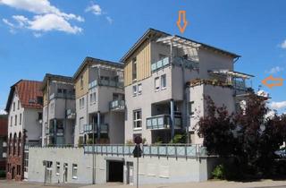 Wohnung kaufen in 74821 Mosbach, Lichtdurchflutete Maisonette-Wohnung in Innenstadtnähe! 4-Zimmer ~2 Balkone ~ Aufzug ~ gut vermietet