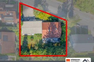Grundstück zu kaufen in 85521 Ottobrunn, Ein großzügiges Süd-Baugrundstück mit Altbestand für Ihr neues XXL-EFH oder ihre DHH (E+1+D)