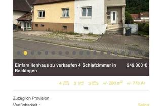 Haus kaufen in 66701 Beckingen, Beckingen - 1-2 Familienhaus freistehend sofort verfügbar