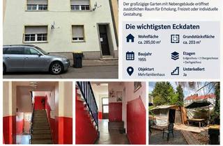Mehrfamilienhaus kaufen in 66115 Saarbrücken, Saarbrücken - Mehrfamilienhaus mit Garten und viel Potenzial