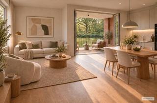 Wohnung kaufen in 48155 Mauritz, Stilvolle Eigentumswohnung mit Loggia und Gartennutzung in Münster-Mauritz