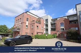 Penthouse kaufen in 31515 Wunstorf, Wohnen wie kein Zweiter – außergewöhnliche Penthouse-Rarität am Bürgerpark