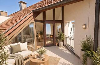 Wohnung kaufen in Vaihinger Markt, 70563 Vaihingen, Charmante 2-Zimmer-DG-Wohnung mit Kamin und sonniger Dachterrasse in begehrter Lage