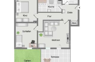 Wohnung kaufen in 86836 Klosterlechfeld, 105 m² Wohnkomfort mit Südterrasse und Garten & sofortiger Einzug