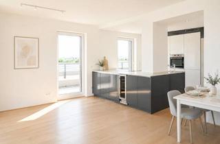 Penthouse kaufen in Ella-Bergmann-Michel-Str. 11, 60438 Frankfurt, Penthouse mit Skylineblick und großer Südwestterrasse am Riedberg