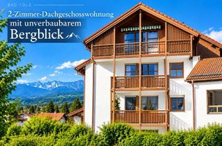 Wohnung kaufen in Oberes Griesfeld 26, 83646 Bad Tölz, Vermietete 2-Zimmer-Wohnung mit unverbaubarem Bergblick & TG in Bad Tölz