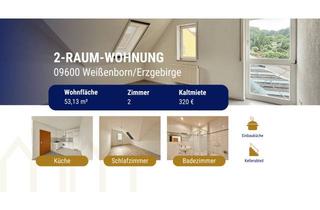 Wohnung mieten in 09600 Weißenborn, Gepflegte 2-Zimmer-Dachgeschosswohnung mit Einbauküche und offenem Wohnbereich