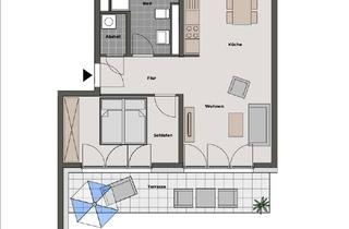 Wohnung mieten in 63225 Langen, Wohnen in Langen - Ansprechende 2-Zimmer-Wohnung mit Dachterrasse