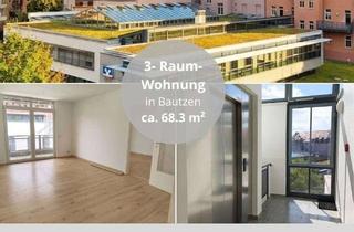 Wohnung mieten in 02625 Bautzen, Zentral & Barrierearm: Moderne 3-Zimmer-Wohnung am Kornmarkt-Center