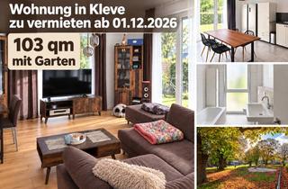 Wohnung mieten in 47533 Kleve, Erdgeschosswohnung mit Garten in Kleve zu vermieten