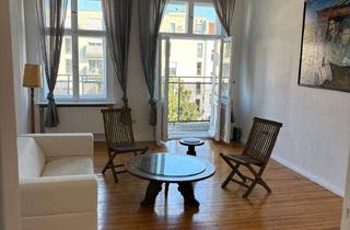 Wohnung mieten in Prenzlauer Allee 210, 10405 Prenzlauer Berg, 69m2, 2-Zi., möbliert, 4. Etage Vorderhaus, Balkon, Altbau, Kollwitzkiez