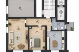 Wohnung mieten in 68163 Lindenhof, Neu - Saniert 2026 2-Zimmer-Wohnung in Mannheim Lindenhof 2 er WG geeignet