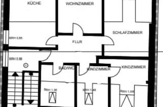 Wohnung mieten in 58332 Schwelm, Schöne 4 Zimmer Wohnung in gepflegtem Mehrfamilienhaus