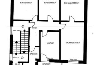 Wohnung mieten in 58332 Schwelm, Schöne 4 Zimmer Wohnung mit Balkon in gepflegtem Mehrfamilienhaus