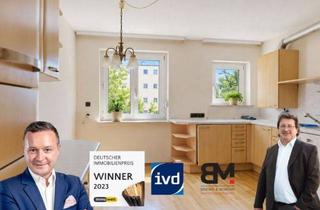 Wohnung kaufen in 86156 Augsburg, Zum Hübschmachen: 1-Zimmer-Wohnung mit großer Wohnküche in Augsburg-Bärenkeller im Erbbaurecht