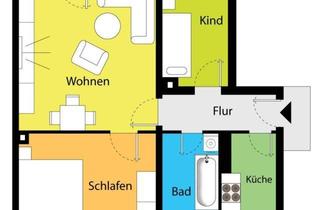 Wohnung mieten in 01738 Dorfhain, Sonnige Wohnung mit großem Balkon in ländlicher Umgebung! Modern renoviert!