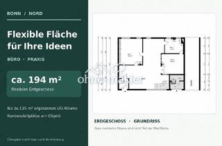 Büro zu mieten in 53117 Bonn, Flexible Büro- oder Praxisfläche im Bonner Norden