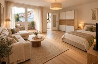 Wohnung mieten in Aischbachstraße 22, 72070 Tübingen, Frisch renovierte und möblierte 1,5-Zimmer-Wohnung in Tübingen