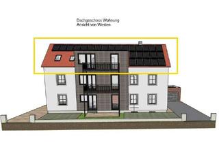 Wohnung mieten in 87719 Mindelheim, Exklusive Dachgeschosswohnung mit großer Dachterrasse und Kamin