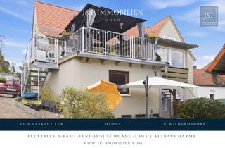 Haus kaufen in 91452 Wilhermsdorf, Traumhaftes 2-FH in schöner Hanglage – Charmantes Altbauflair trifft auf modernen Wohnkomfort!