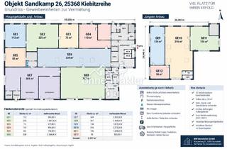 Büro zu mieten in Sandkamp 26, 25368 Kiebitzreihe, Flexibel teilbare Gewerbe-, Hallen- und Lagerflächen ab ca. 50 m² | Sandkamp 26
