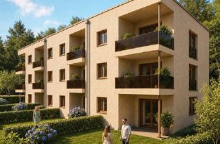 Wohnung kaufen in Zum Burgstall 32, 92637 Weiden, Neubau Weiden-Horbach: 3-Zimmer-Wohnung mit Garten, KfW 40 EE, provisionsfrei